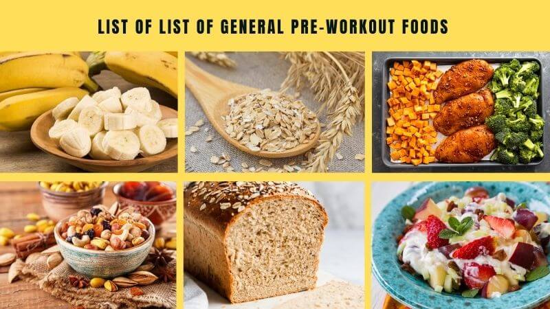 Pre-Workout Foods