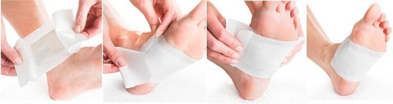 how to use nuubu foot patches